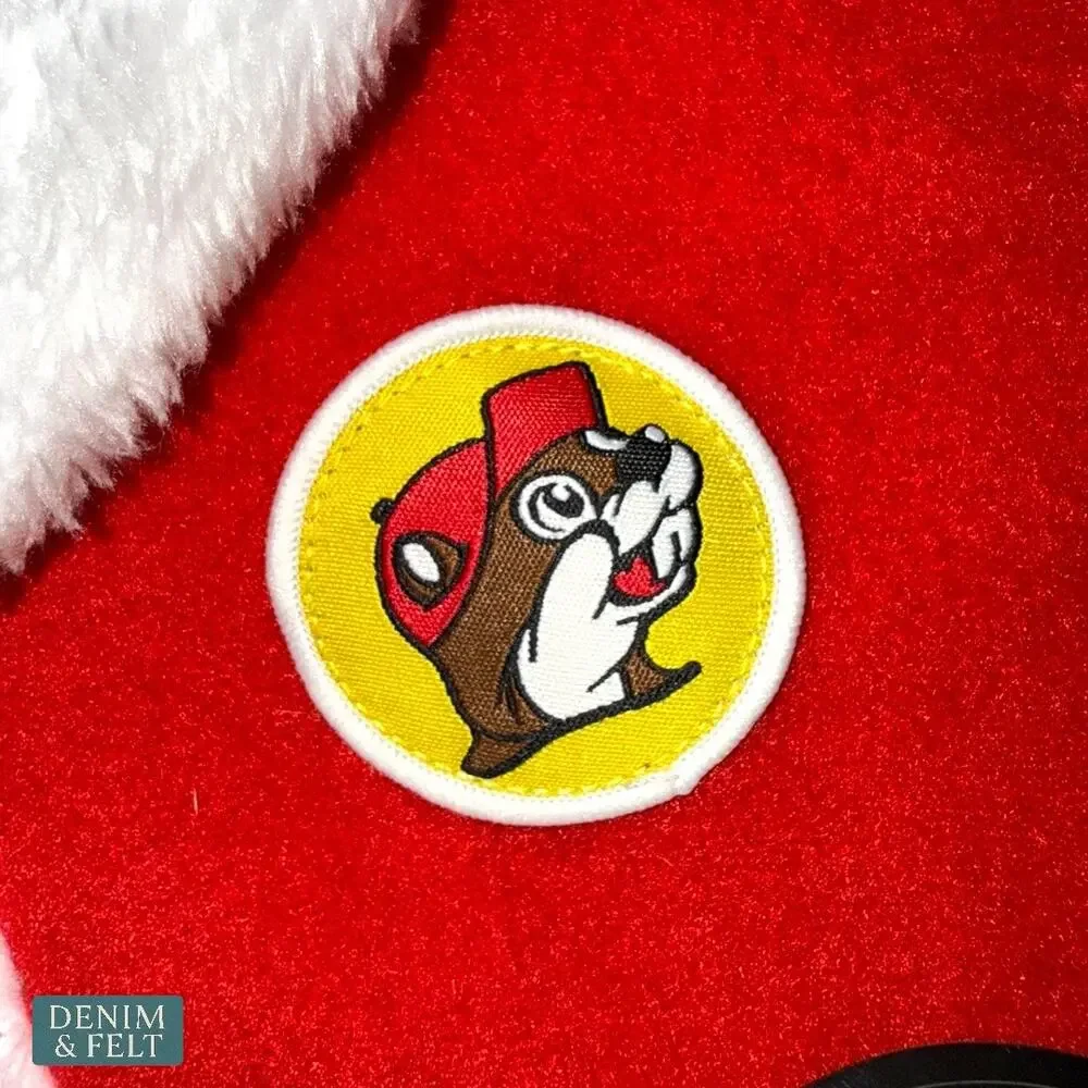 NEW Buc-ee’s Youth Santa Claus Fleece Union Suit Christmas‎ Pajamas Holiday